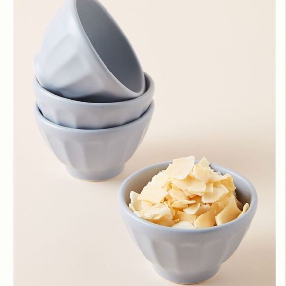 NIB Anthropologie Mini Matte Latte Bowls Set - Picture 5 of 6